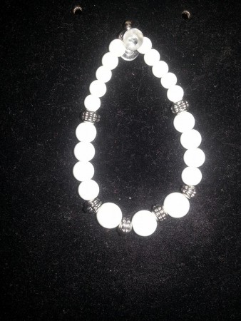 White Stackable Bracelet