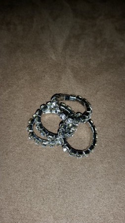 Stackable Crystal Rings